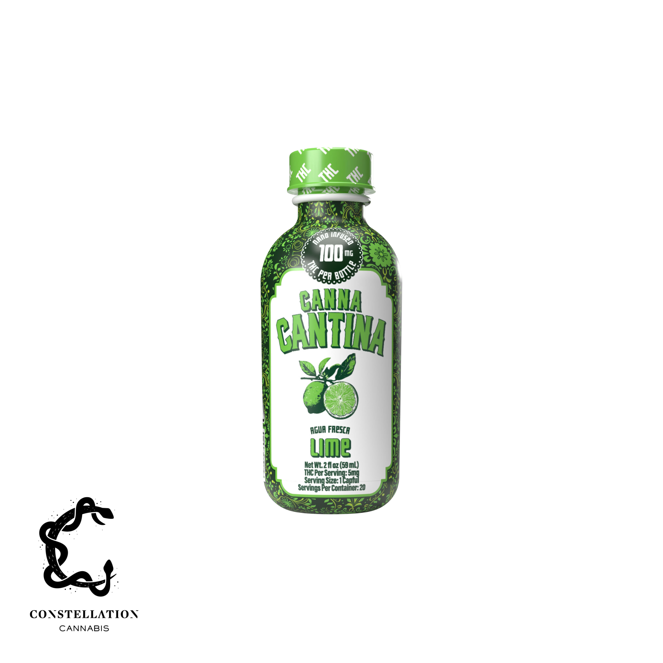 Lime THC [2oz] (100mg)