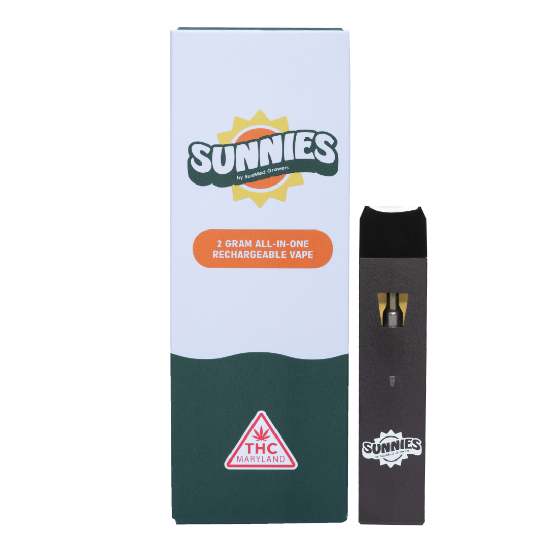 sunmed disposable vape pen review Banana Cream main image 1