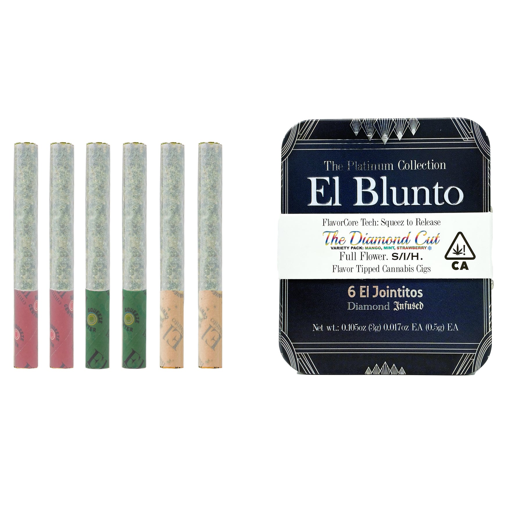 El Jointito 6pk - The Diamond Cut | Diamond Infused [6 X .5g]