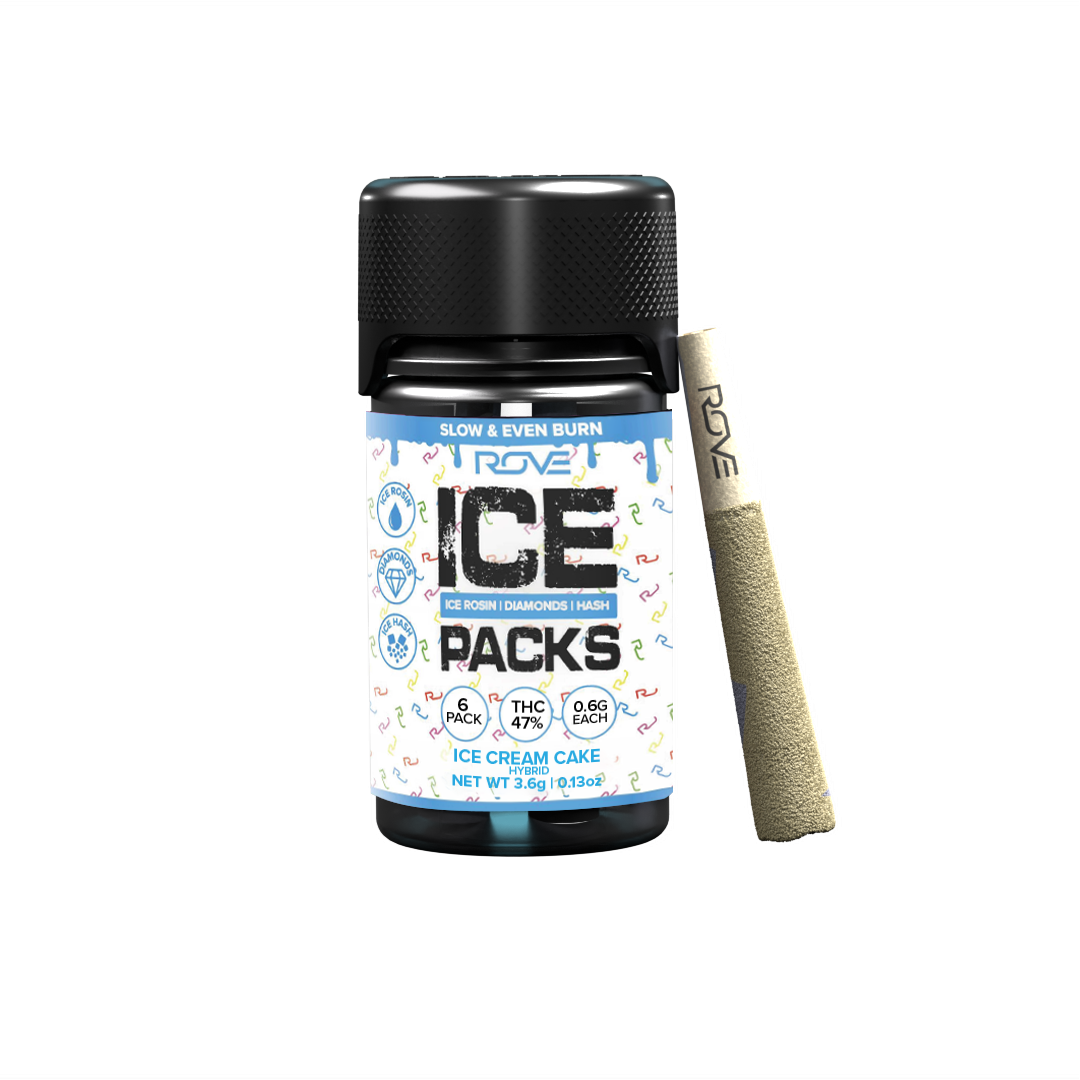 Ice Cream Cake - Infused Ice Packs (Rosin, Hash, and Diamonds) [6x 0.6g]