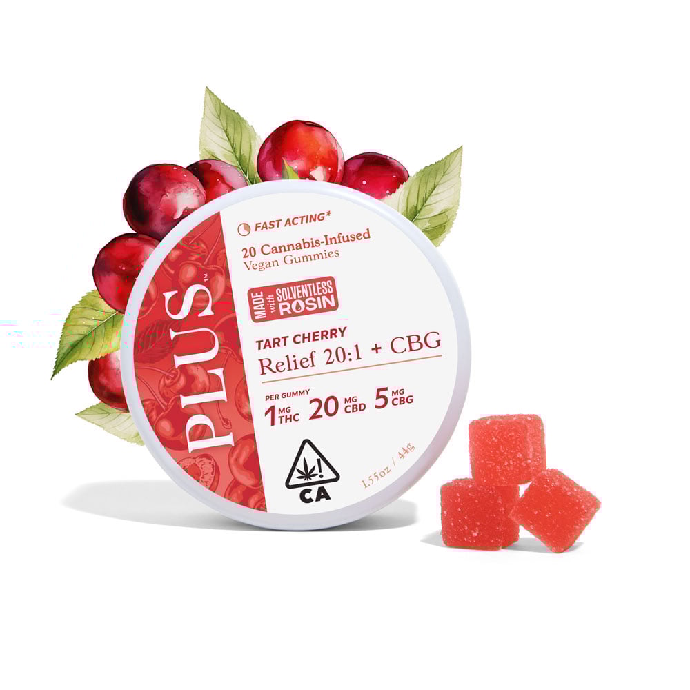 Tart Cherry Relief 20:5:1 Gummies [Solventless Rosin]