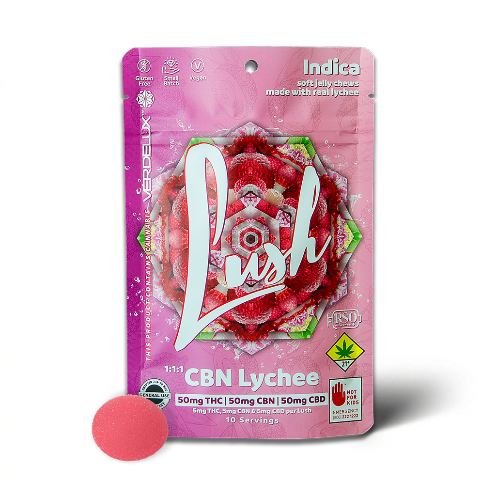 Gummies Lush Lychee Dohc Edibles