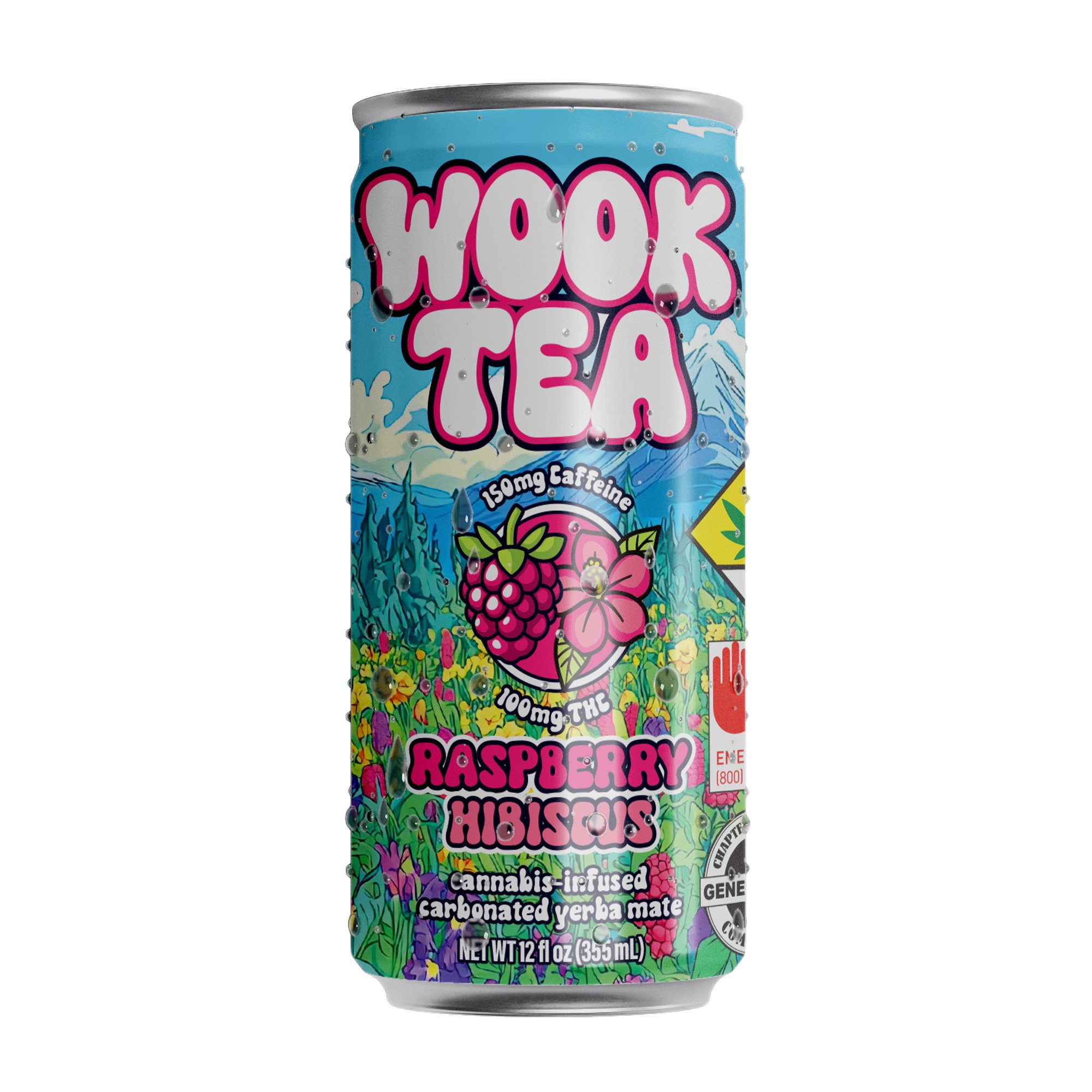 Shop Raspberry Hibiscus + Caffeine [12 fl oz] (100mg) | Birch Bay