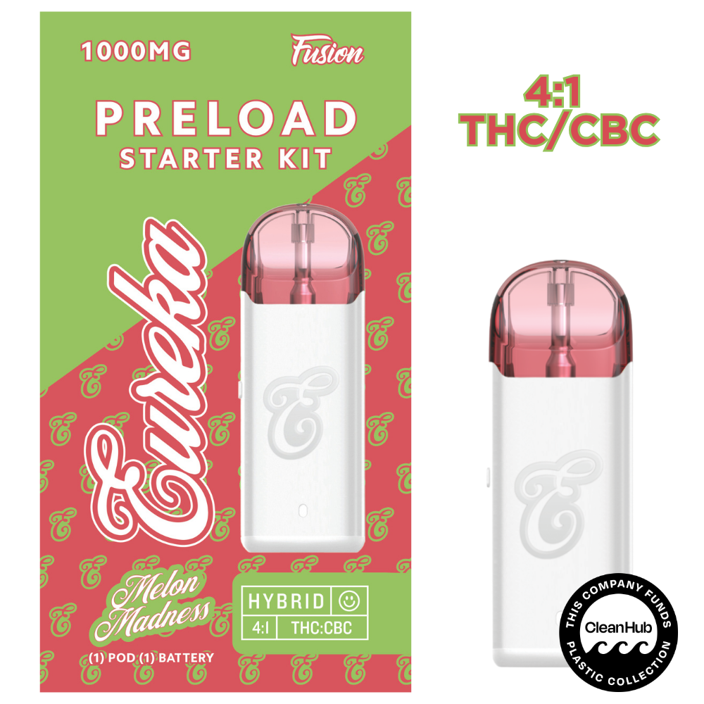 PRELOAD Starter Kit - 1g FUSION - Melon Madness (4:1 THC/CBC)
