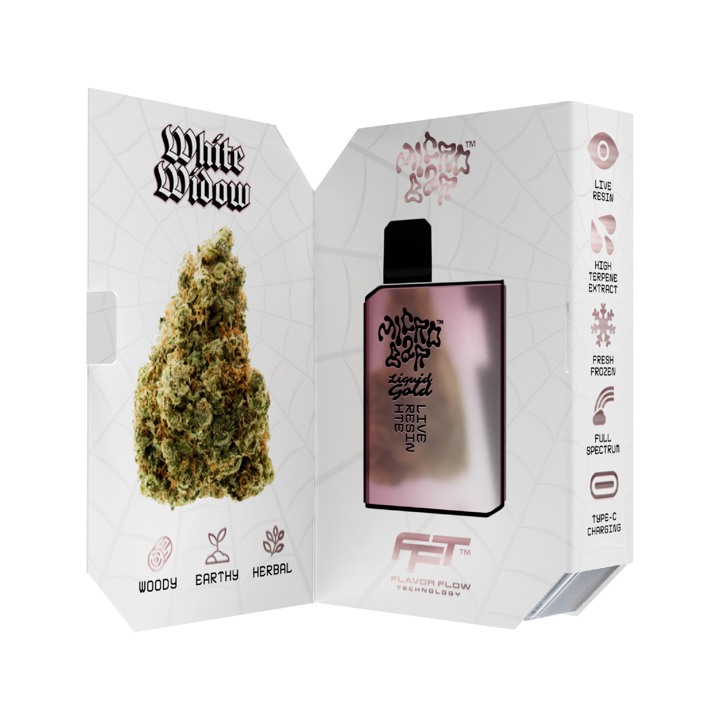 Shop White Widow - 1G - LIVE RESIN AIO [1000mg] | PRC - Arlington