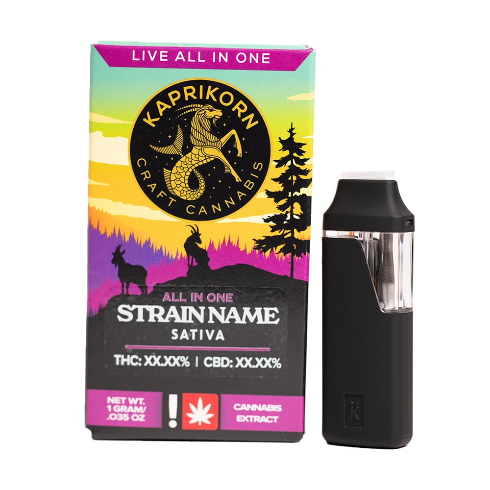 Amaretto Sour 1g Live Resin All-in-one vape