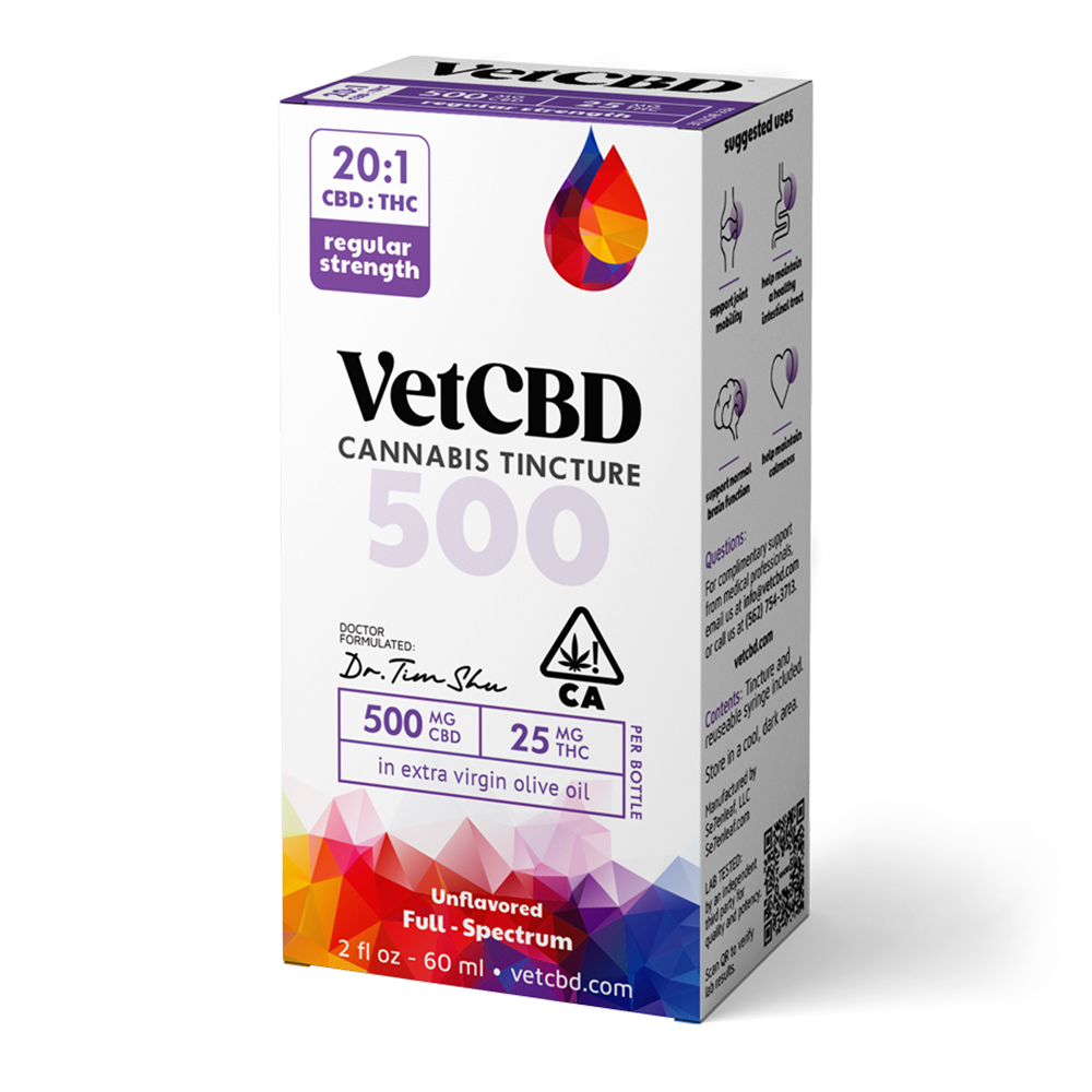 20:1 CBD Tincture [2oz] (500mg CBD/25mg THC)