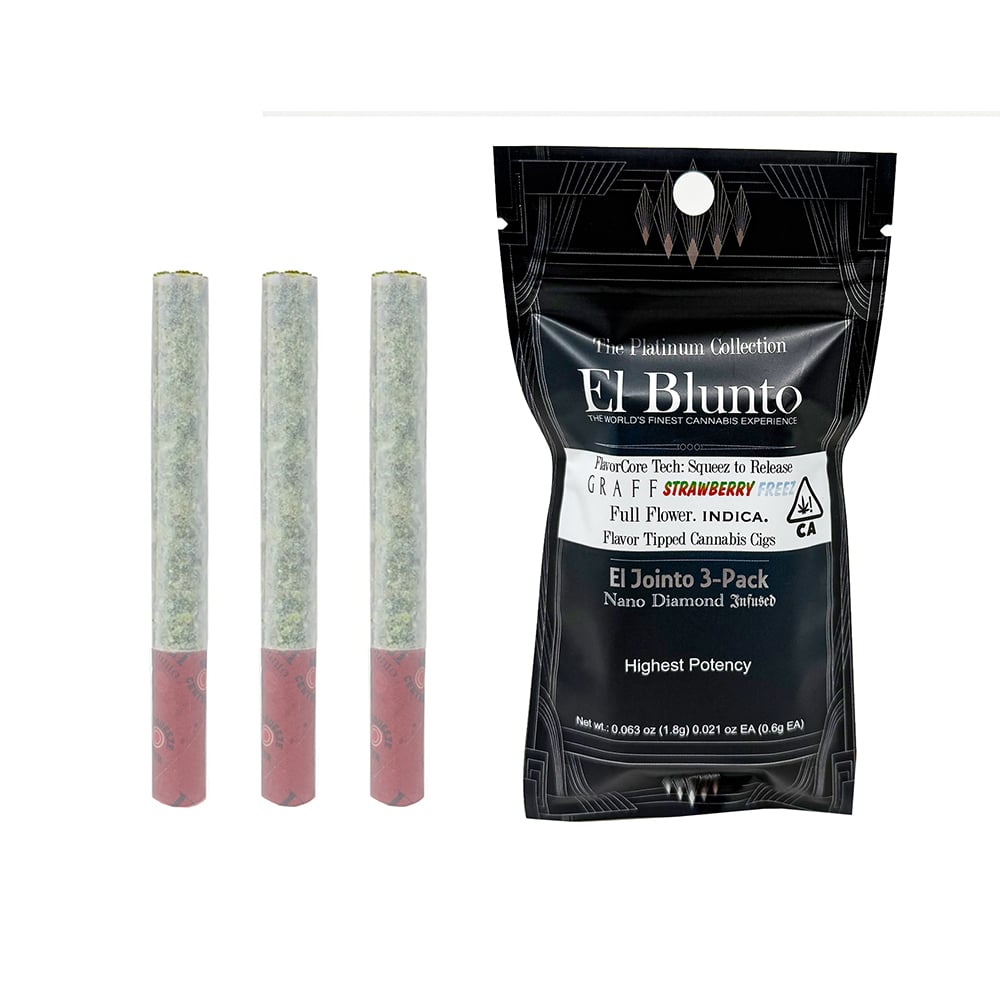 El Jointo 3pk - Graff Strawberry Freez | Diamond Infused [3 X .6g]
