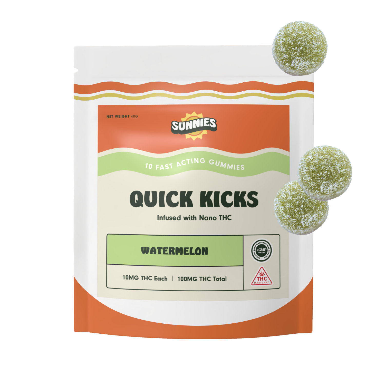 Watermelon [10pk] (100mg)