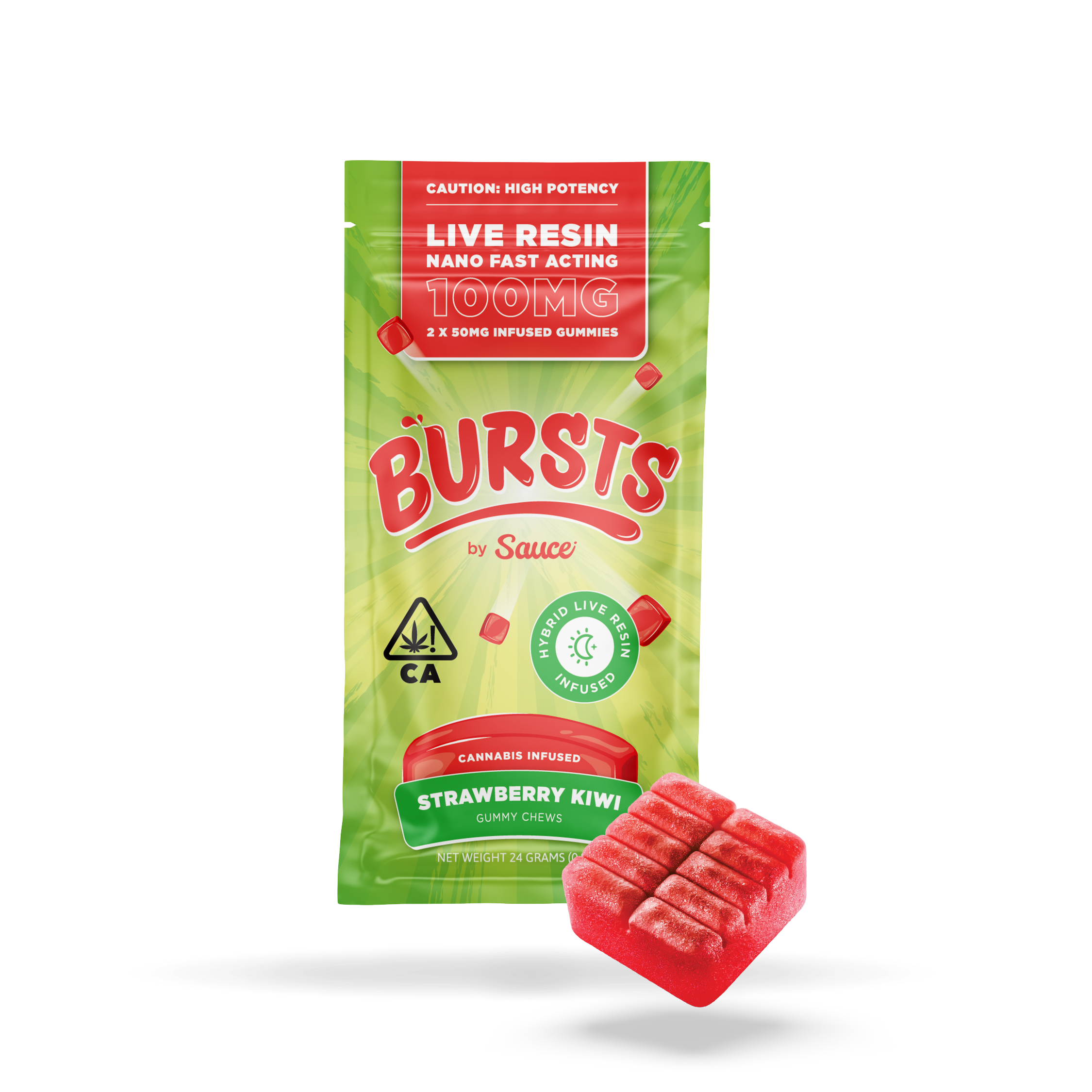 Strawberry Kiwi (Hybrid) [2pk] (100mg)