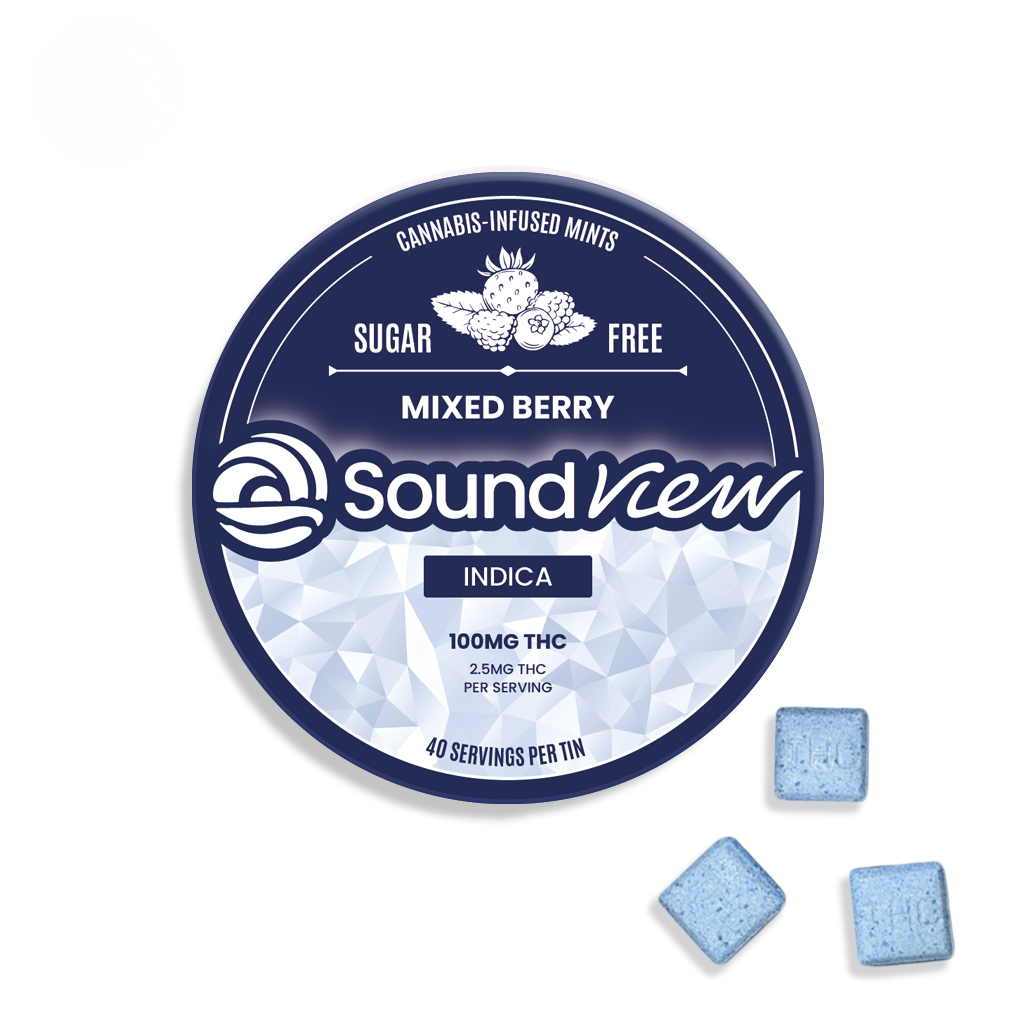 SoundView - Mixed Berry (I) Mints (2.3mg THC 1.24mg CBN 40pk) C0080000208