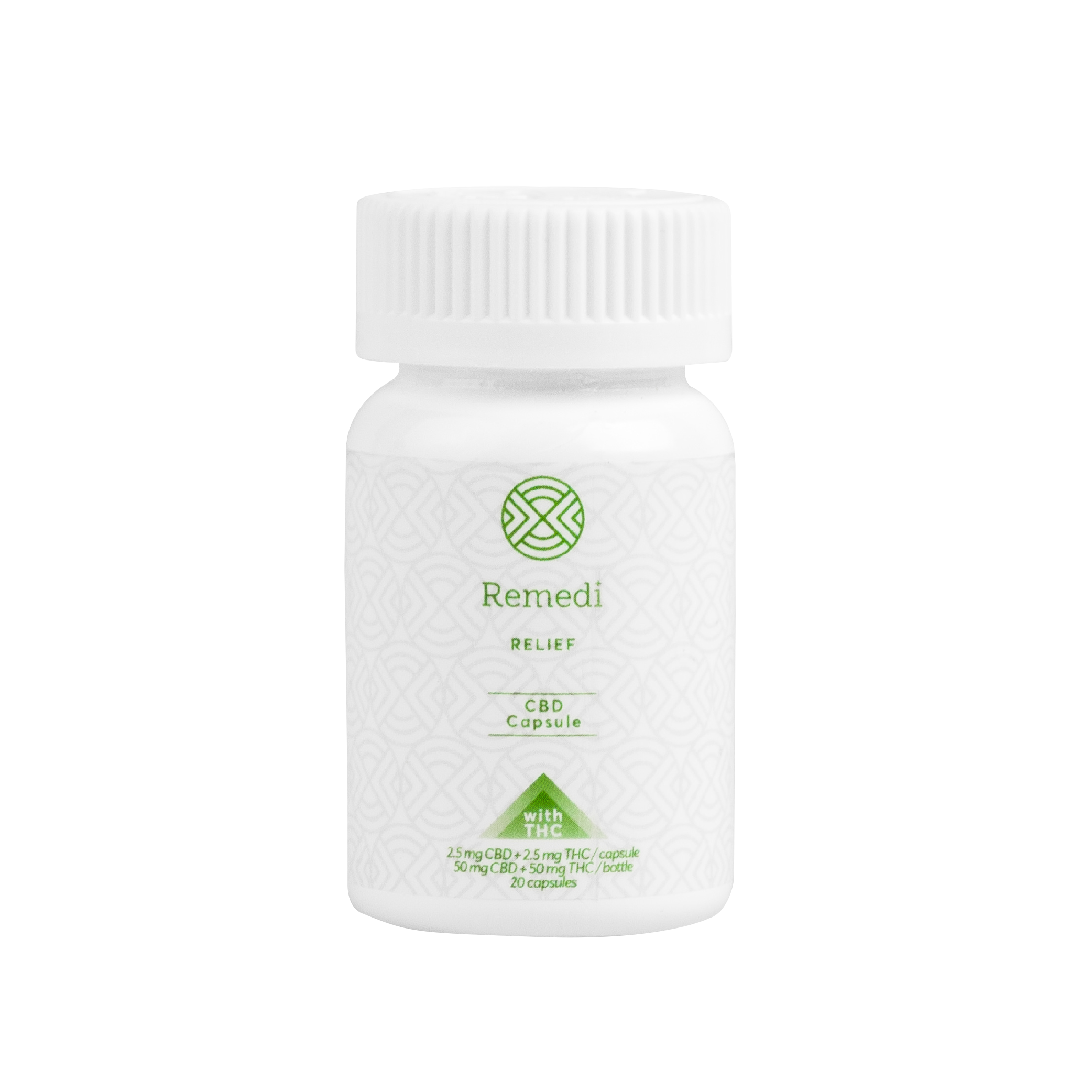 Relief Capsules [20pk] (50mg CBD/50mg THC)