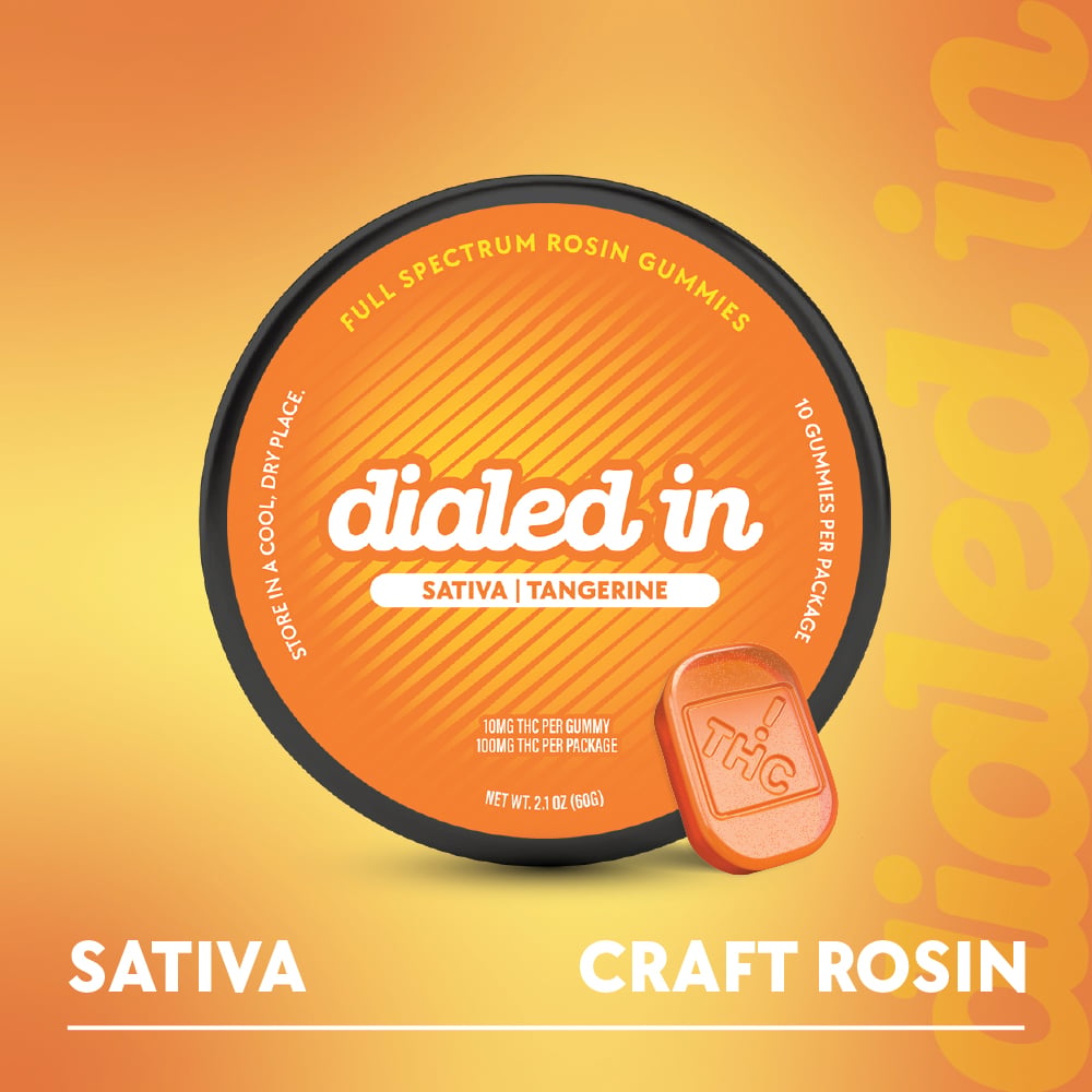 100mg - Tangerine - Rosin Gummies (10pk)