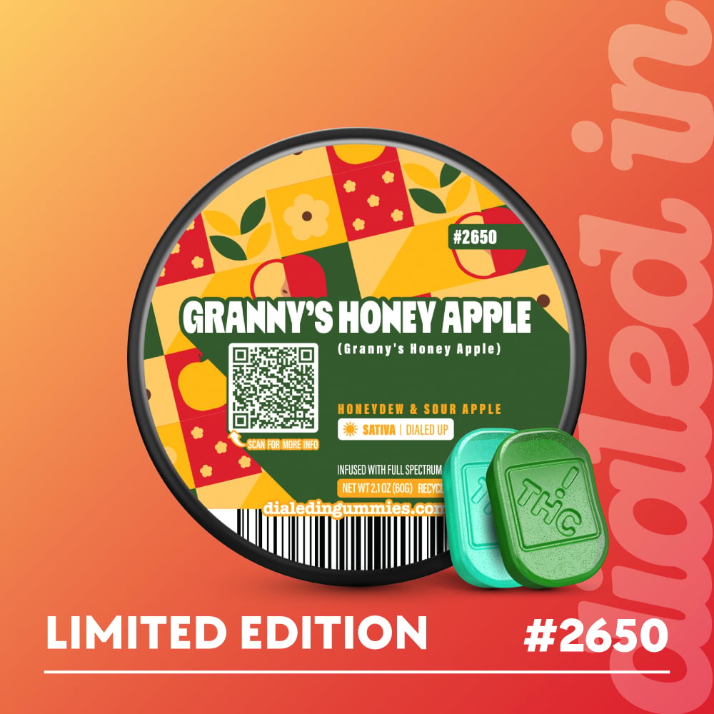 100mg - Granny Honey Apple #2650- Rosin Gummies (10pk)