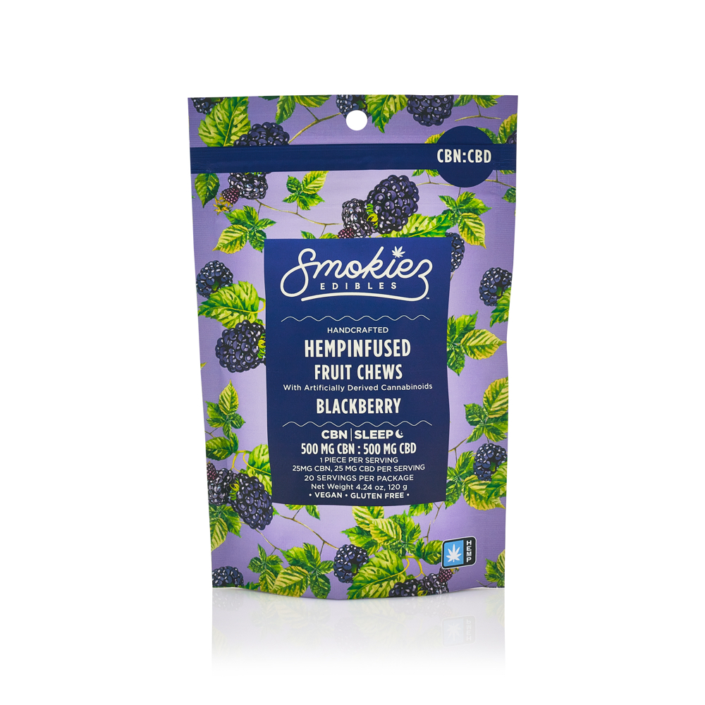 1:1 Blackberry [20pk] (500mg CBN/500mg CBD)