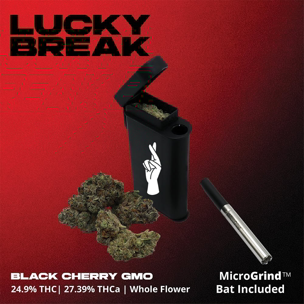 Lucky Break - Black Cherry GMO (I) Lucky Dugout (3g) C0130000071 Lucky Break - Black Cherry GMO (I) Lucky Dugout (3g) C0130000071