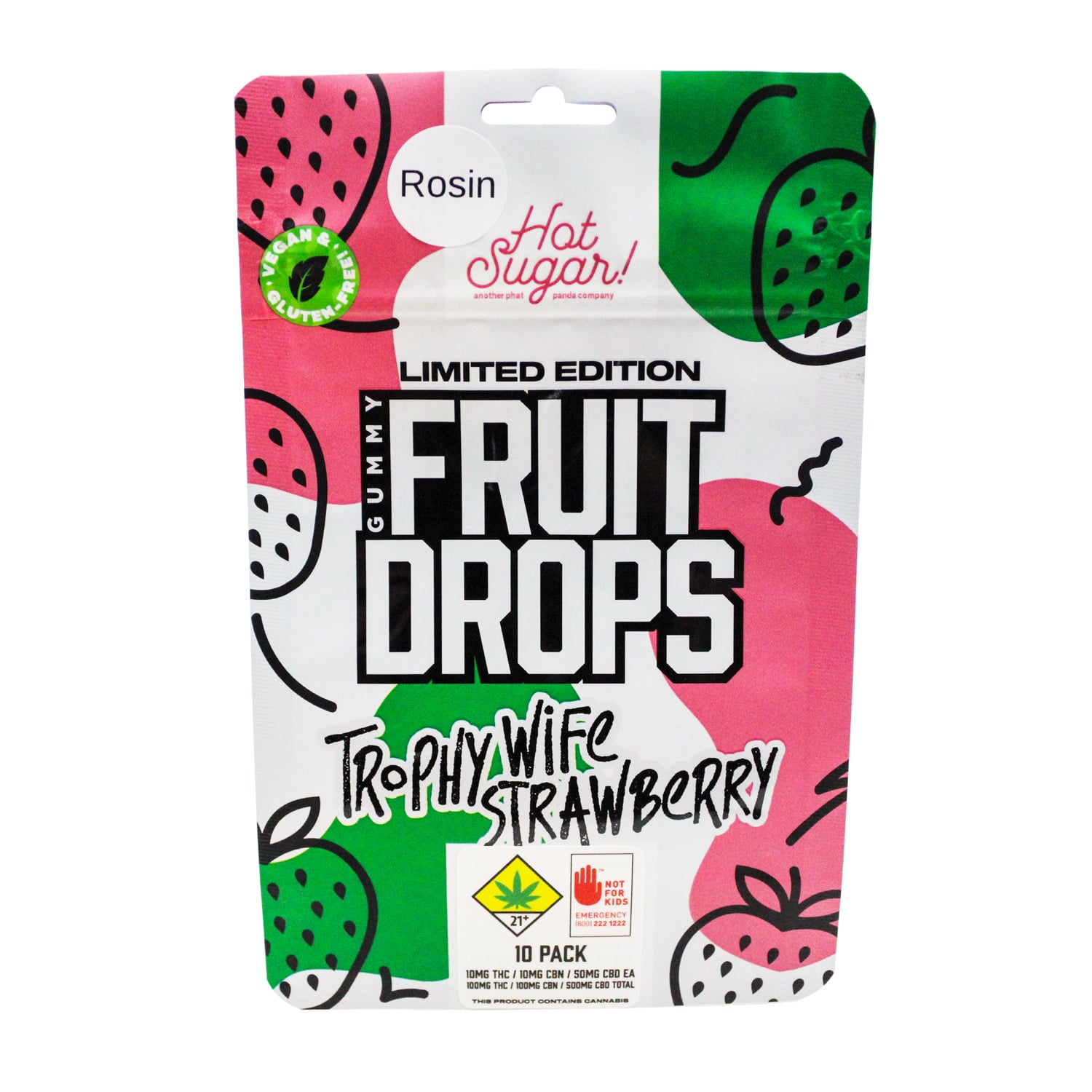 Strawberry - Trophy Wife [10pk] (500mg CBD/100mg CBN/100mg THC)