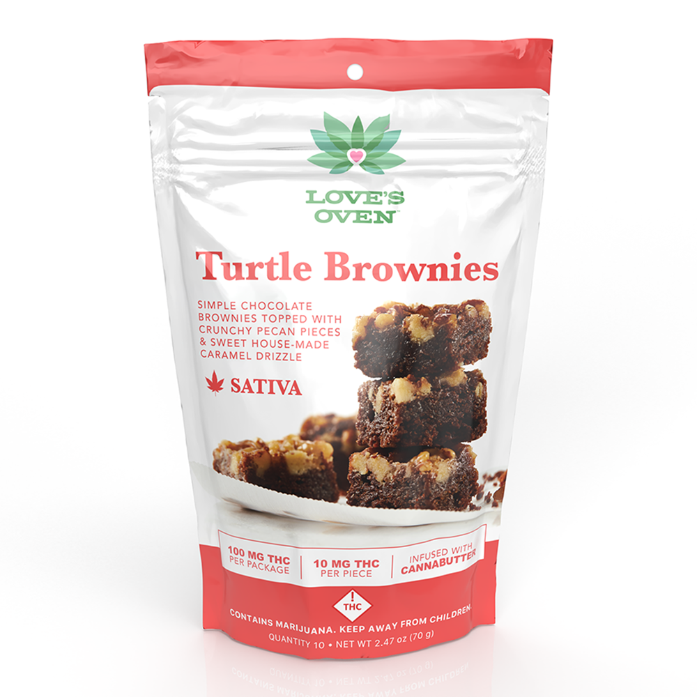 Turtle Brownies - Sativa (100mg)