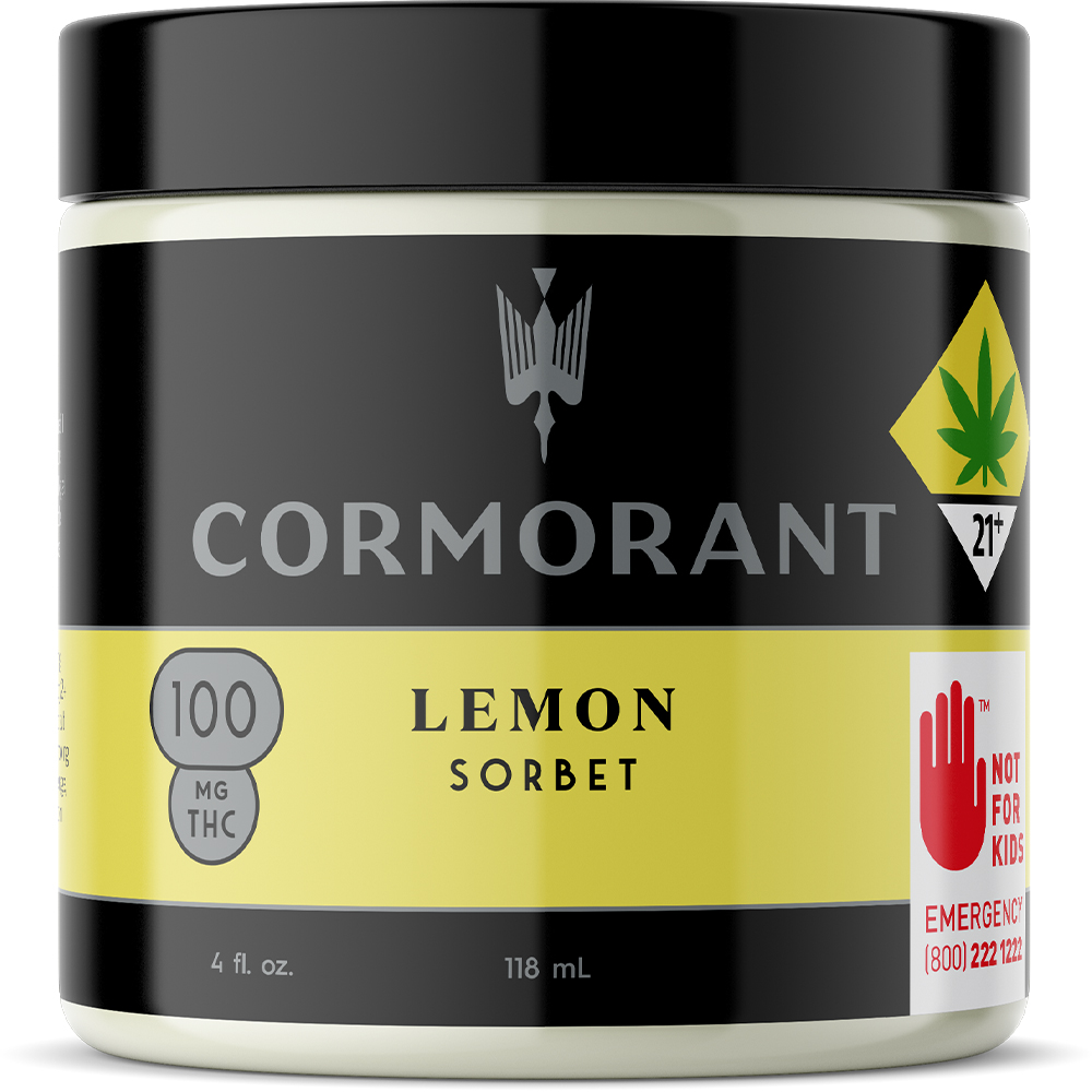 4 oz. Lemon Sorbet - 100 mg THC
