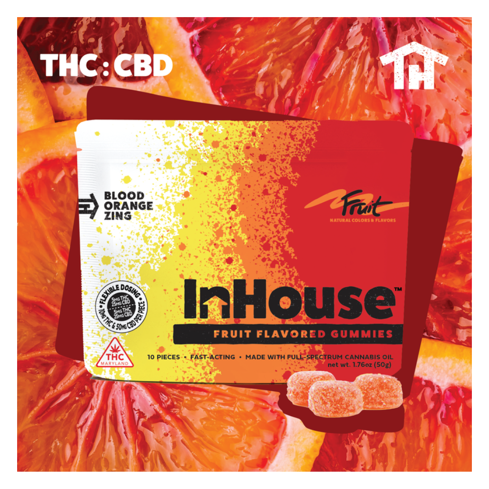 Blood Orange Zing 5:1 [10pk] (500mg CBD/100mg THC)