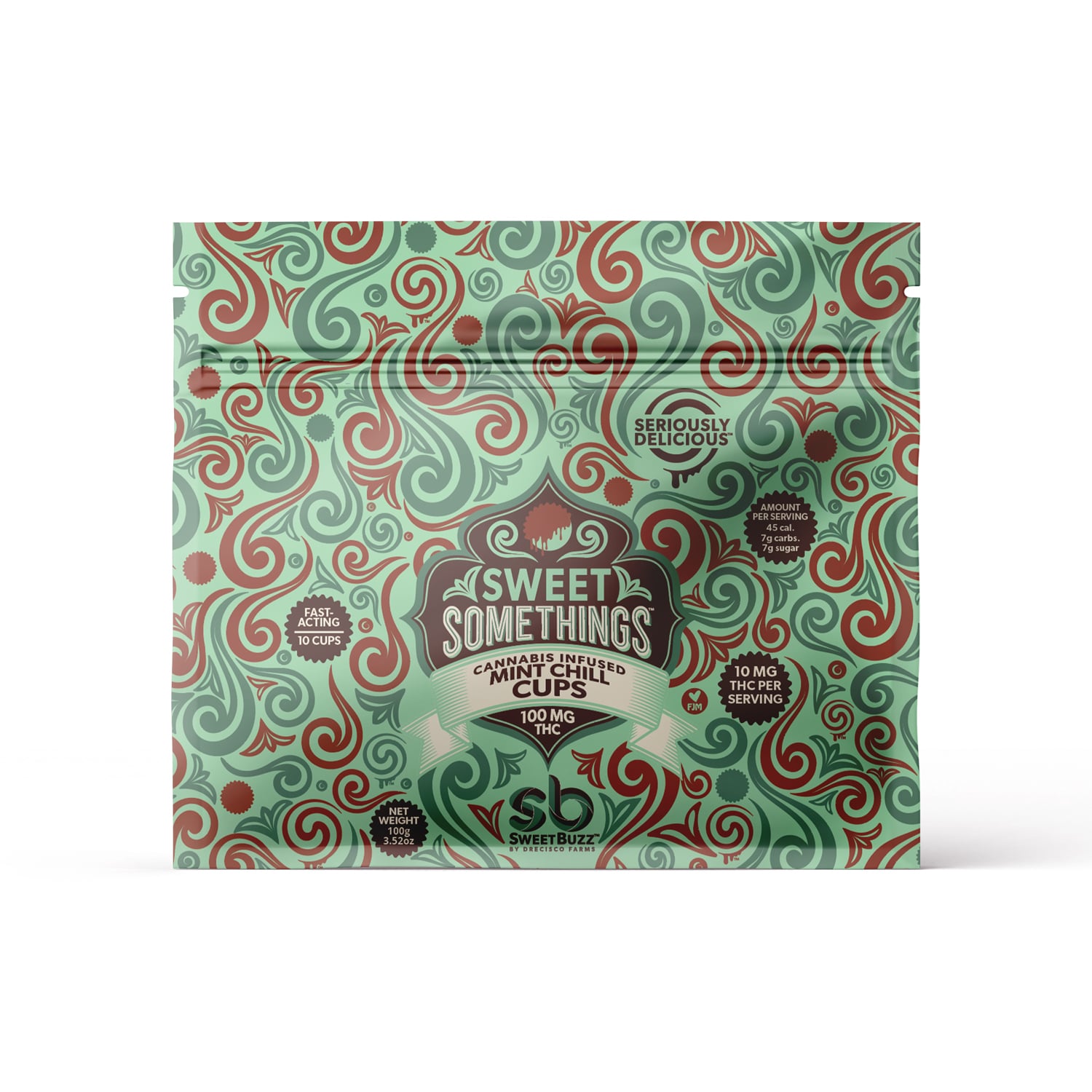 Fast-Acting Mint Chill Cups [10pk] (100mg)