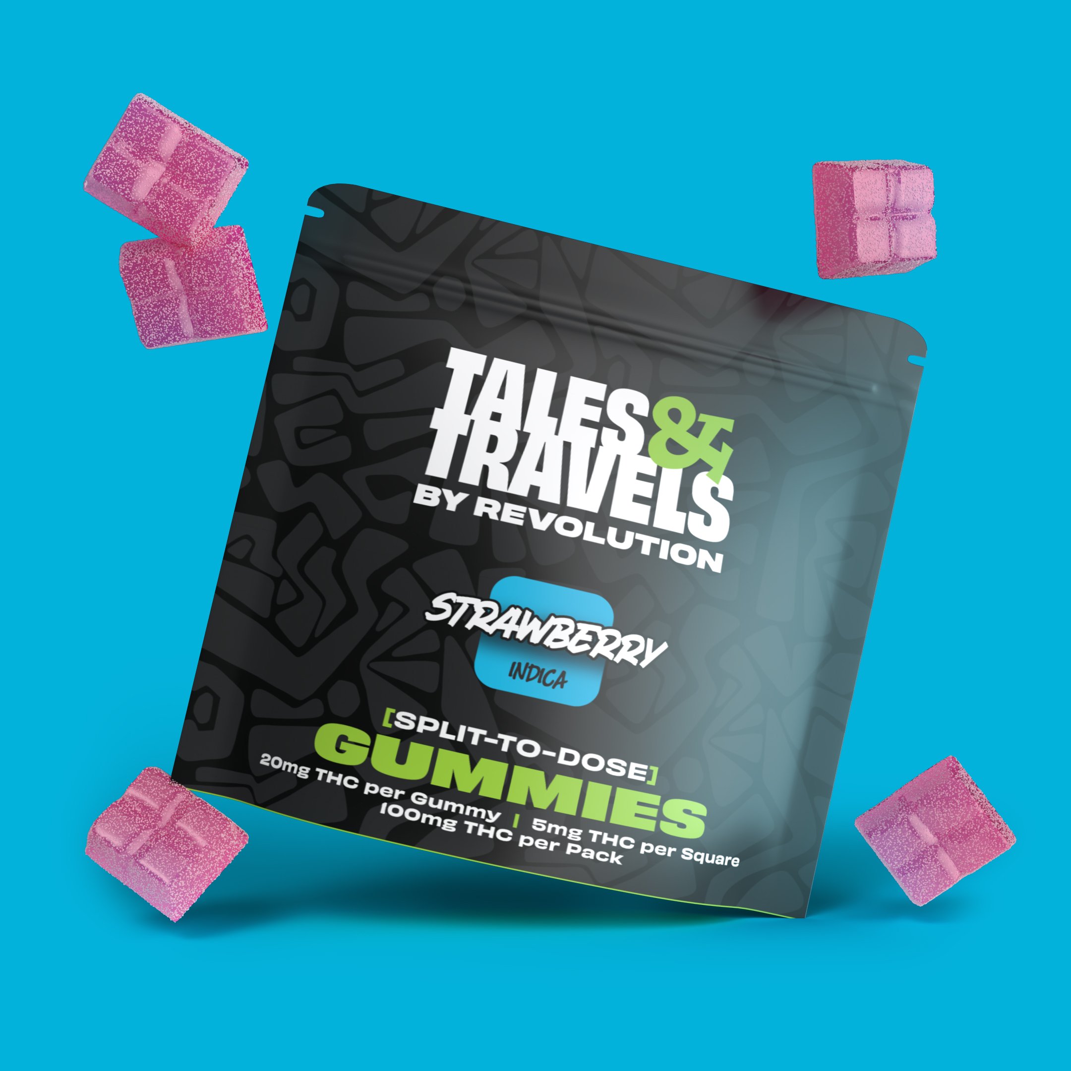 Strawberry: Split-To-Dose Gummies [5pk](100mg)