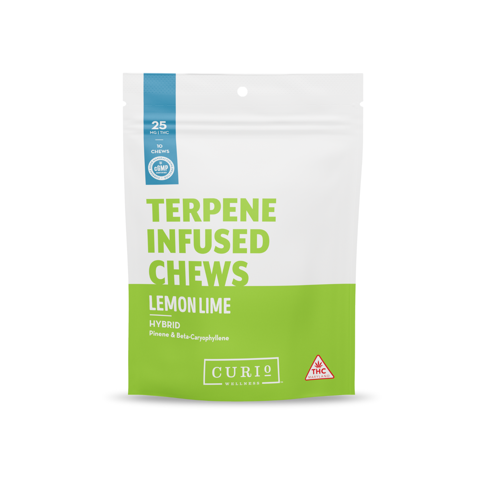 Lemon Lime Terpene Infused Chews - Hybrid [10pk] (250mg)