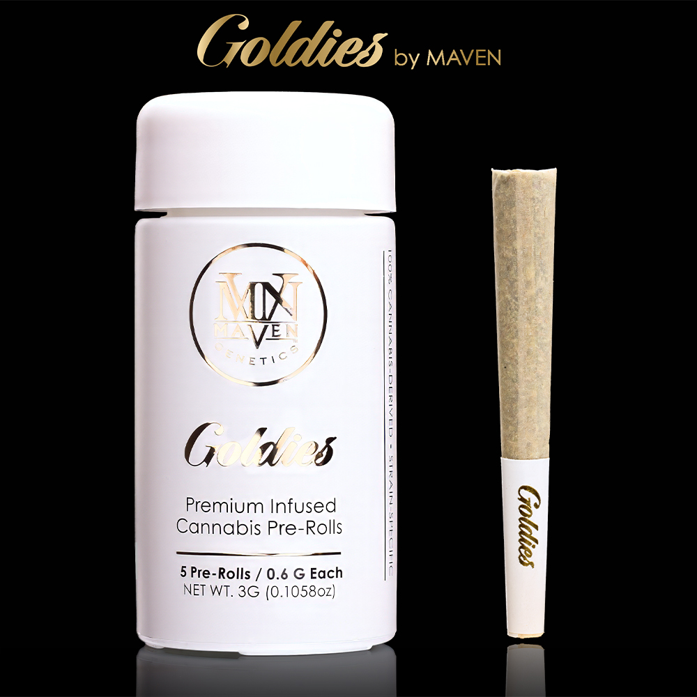 Orange Bellini Goldies Infused Pre-Rolls 5-Pack [3g]
