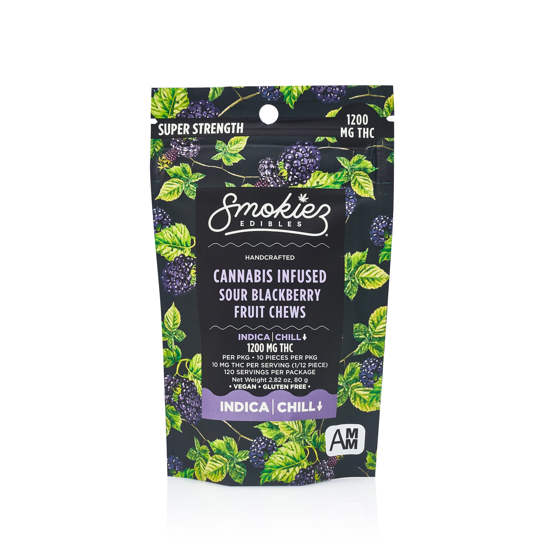 Sour Blackberry - Indica [10pk] (1200mg)