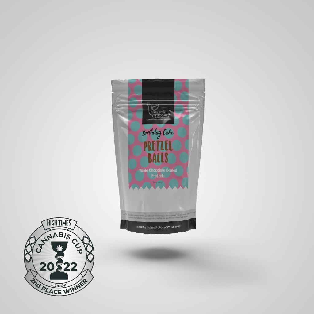 Birthday Cake Pretzel Balls (50mg)