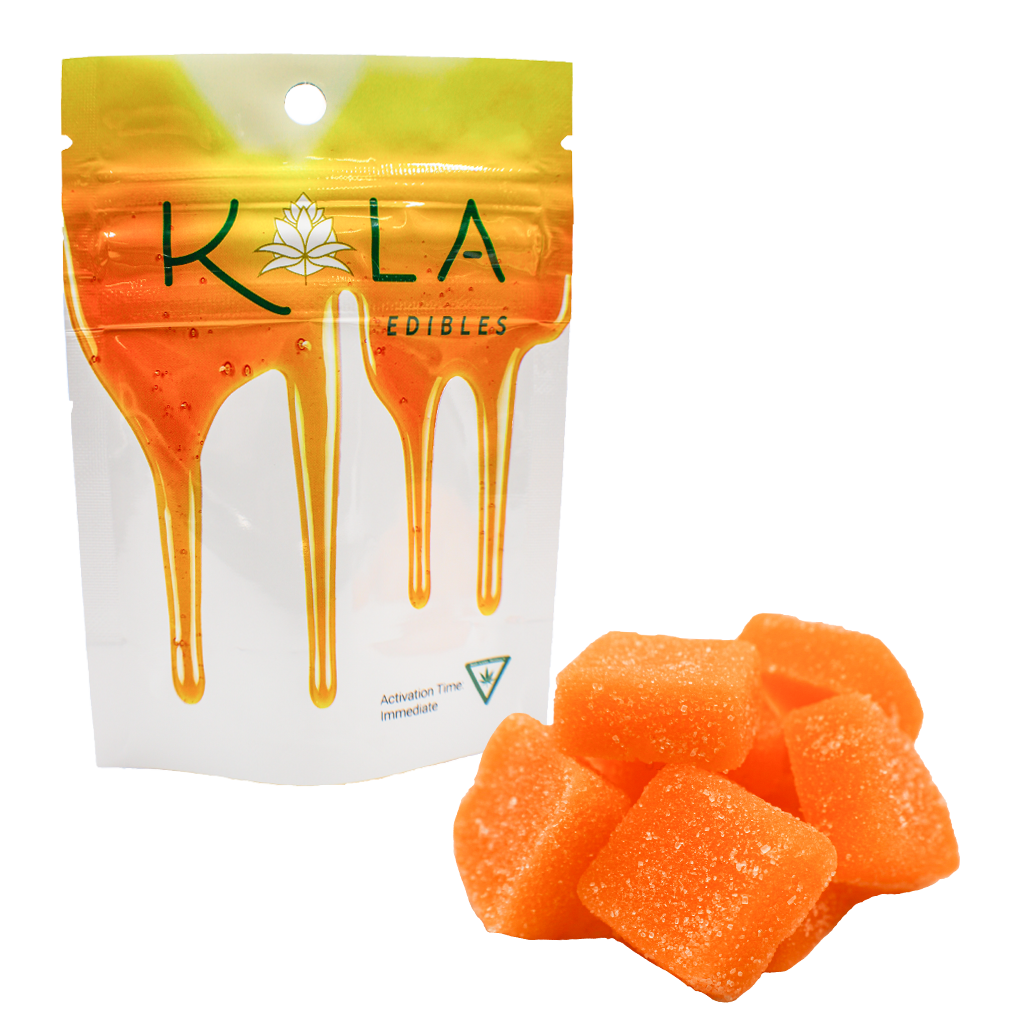Tangerine Dream [5pk] (100mg) Kola Farms Gummies Jane