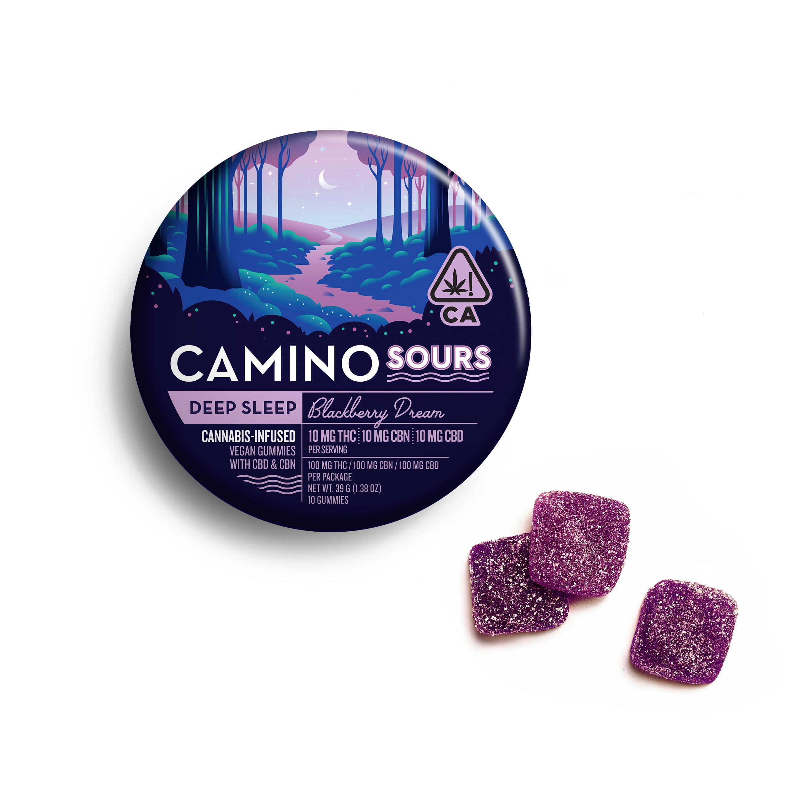 1:1:1 'Deep Sleep' Blackberry Dream [20pk] (100mg CBD/100mg THC/100mg CBN)