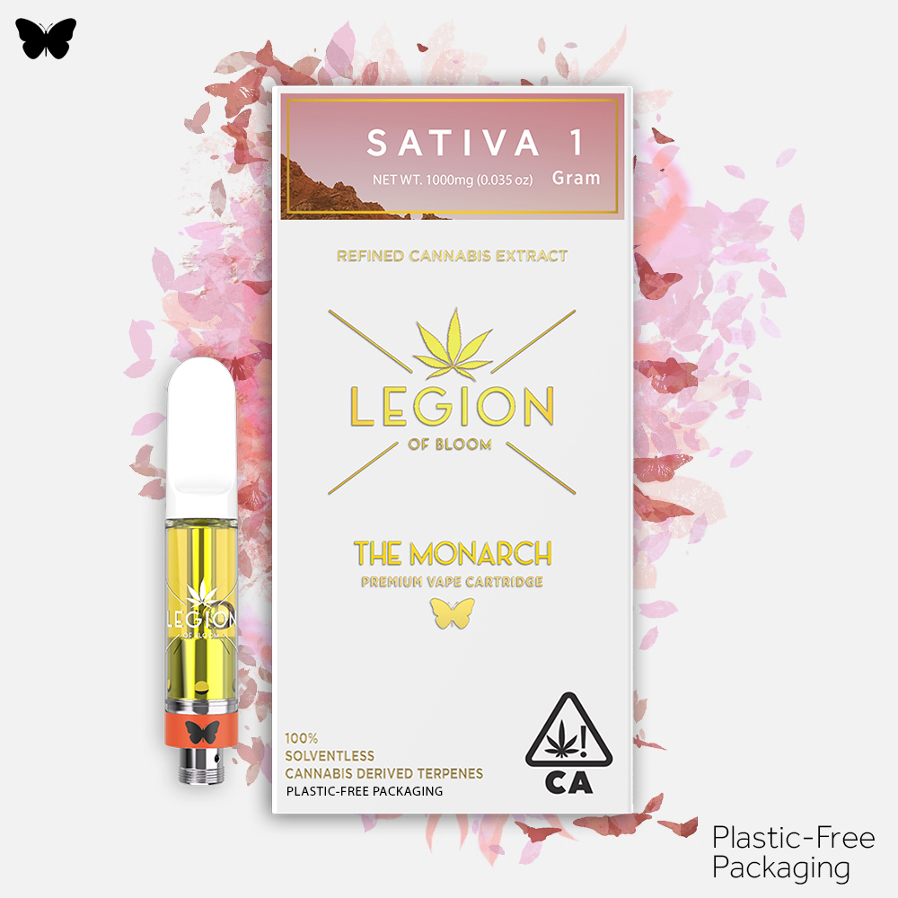Cream Cookie x Runtz Legion of Bloom Monarch 1g Cartridge Jane