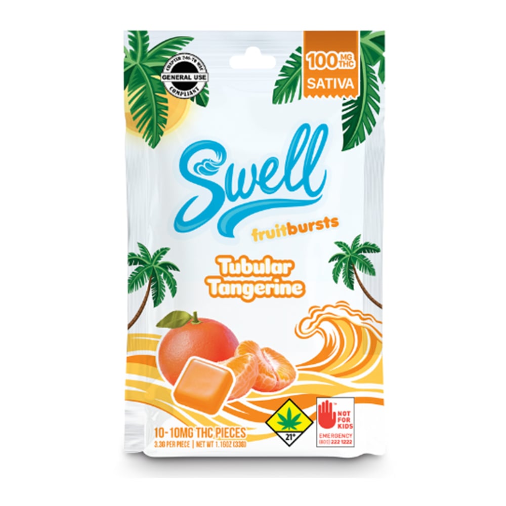 Tubular Tangerine - Sativa [10pk] (100mg)