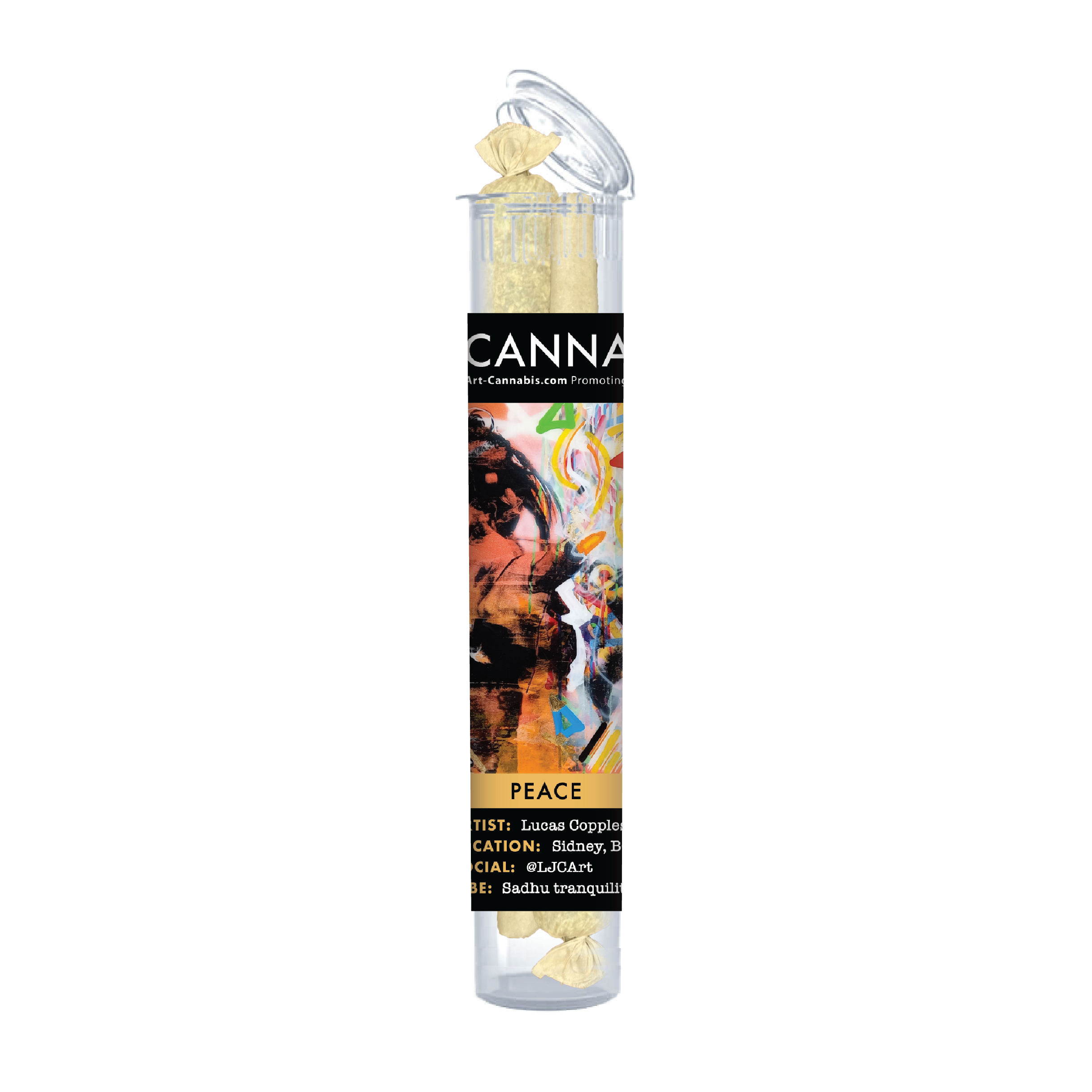 Space Cake [2x .5g] Art Cannabis 2 Pack Pre Roll Jane