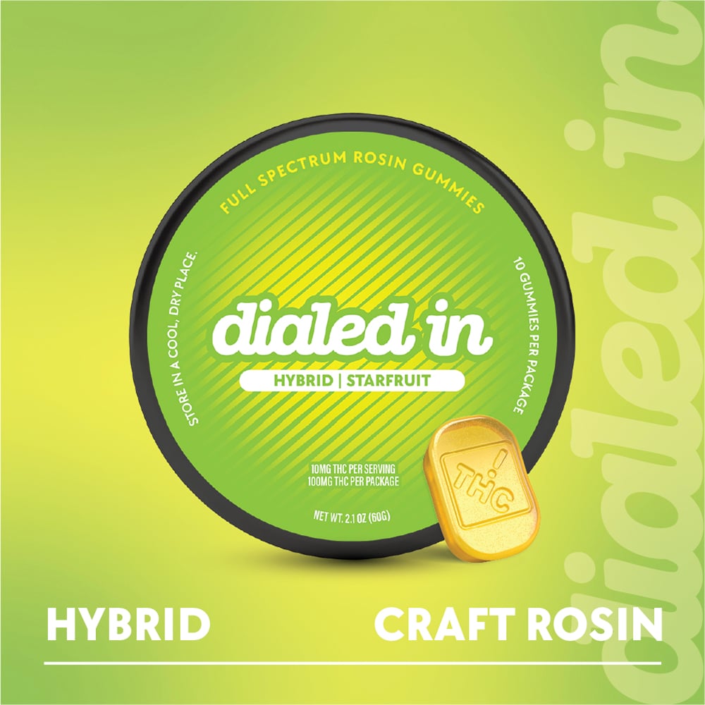100mg - Starfruit - Rosin Gummies (10pk)