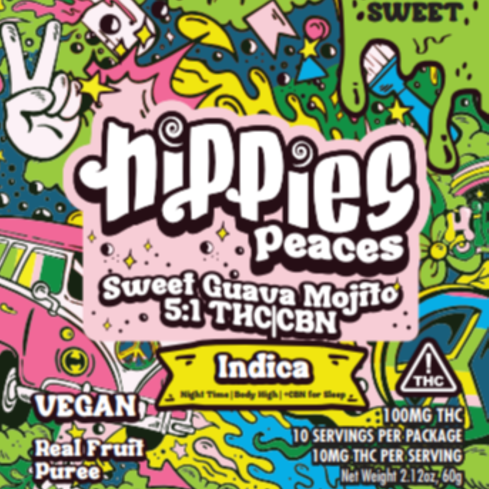 5:1 (THC:CBN) Sweet Guava Mojito Gummies [10PK]