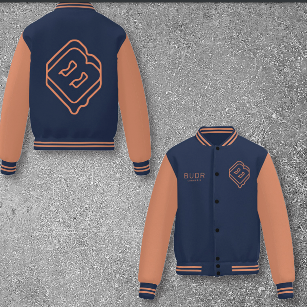 Jacket Navy Orange Size