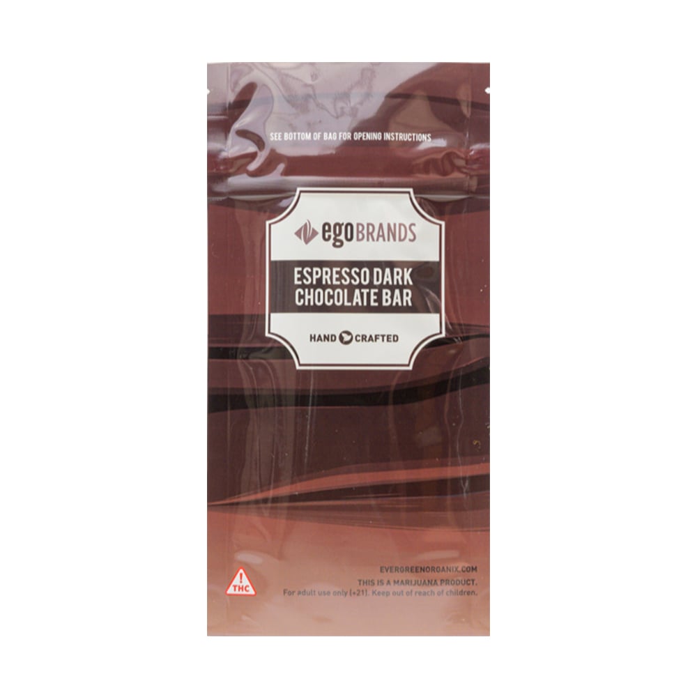 Espresso Bean Dark Chocolate Bar (100mg)