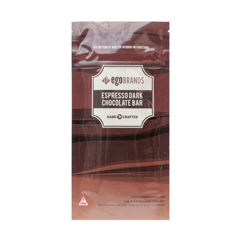 Espresso Dark Chocolate Bar - 100mg