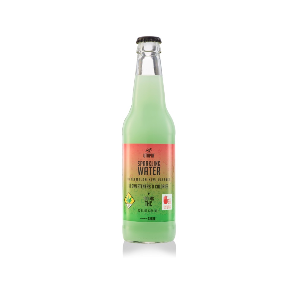 Watermelon Kiwi (100mg) Utopia Sparkling Water Sparkling Water Jane