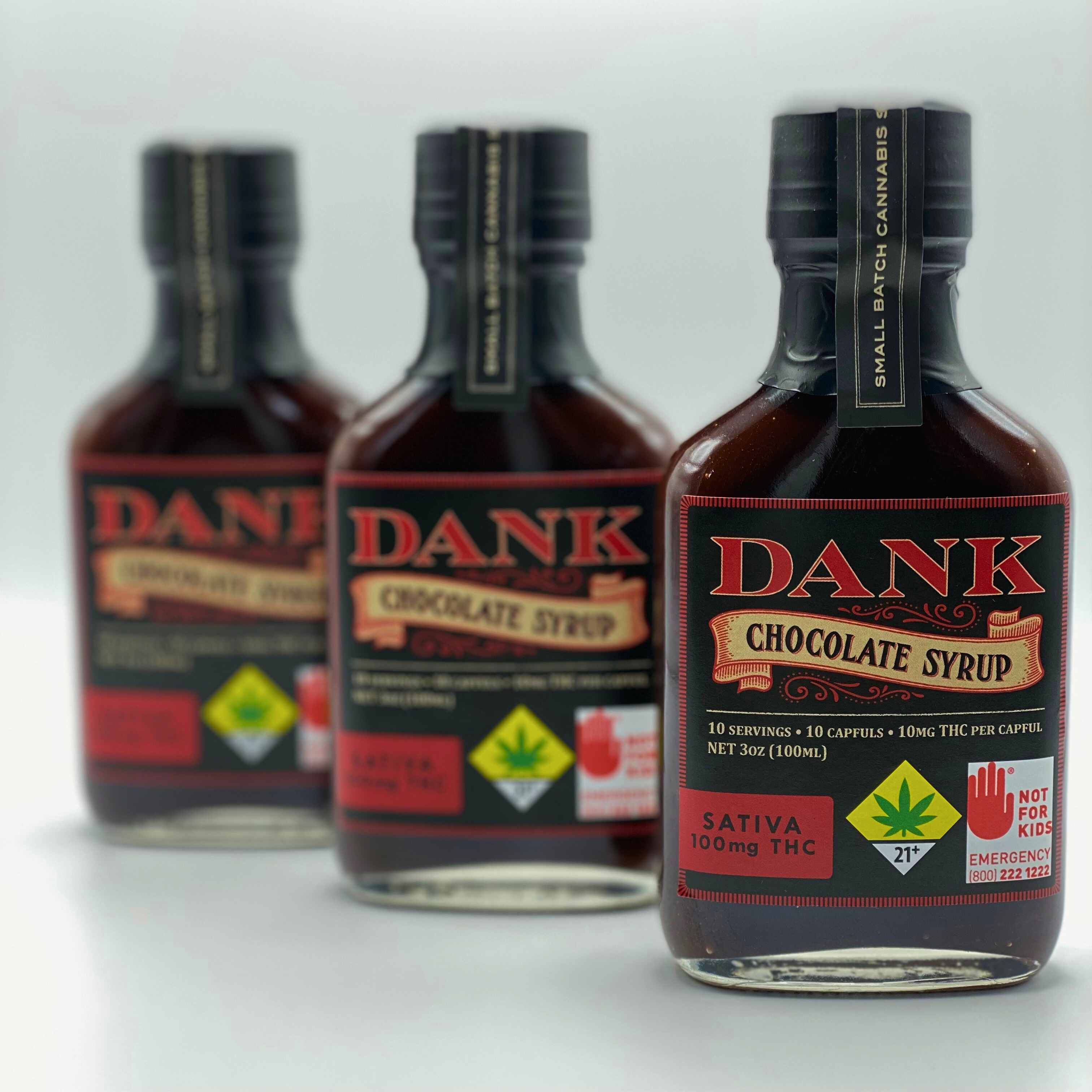 Chocolate Dank Syrup - Sativa [3oz] (100mg THC)