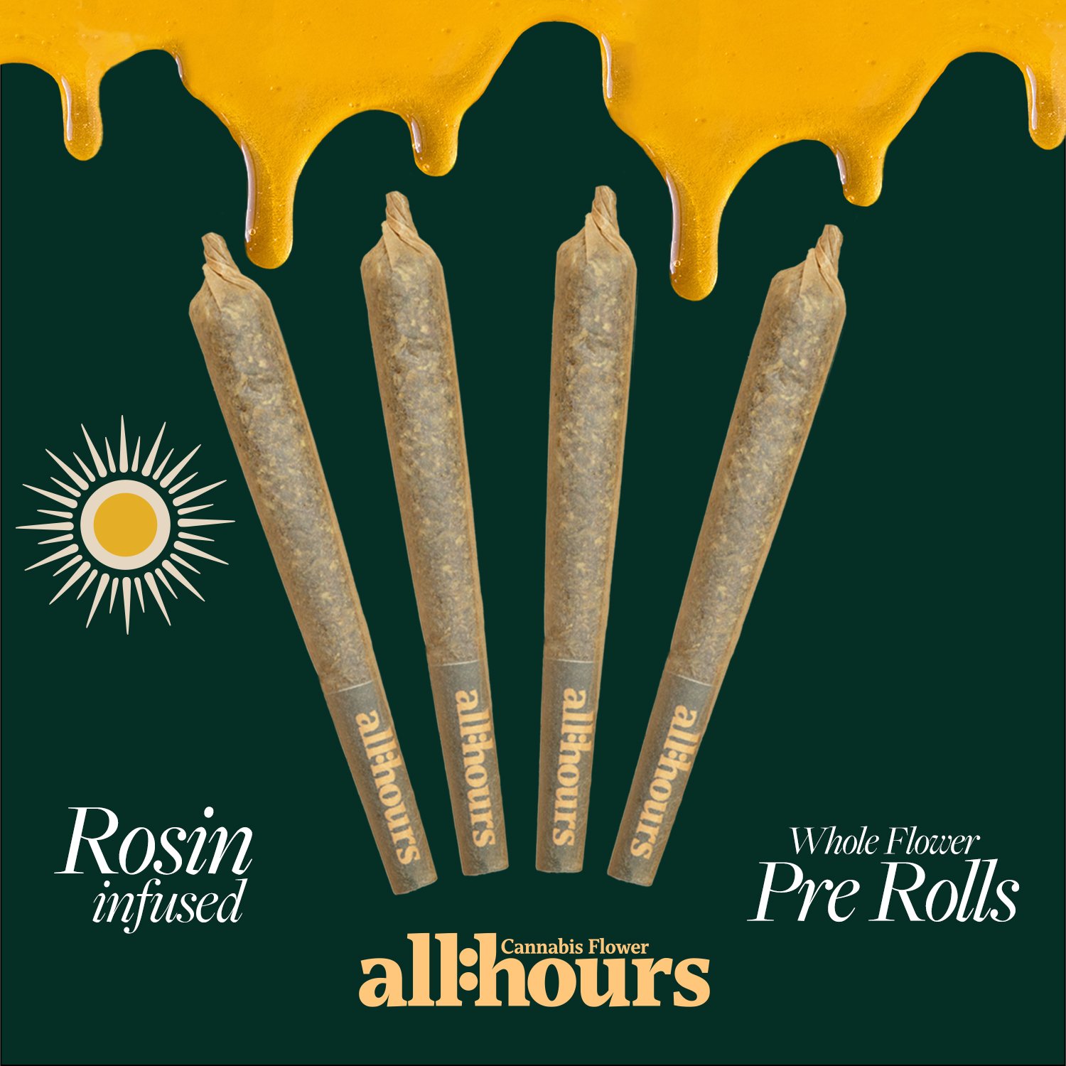 all:hours - Hash Burger (I) Rosin Roll Shorties 4pk (1.6g) C0040001261 all:hours - Hash Burger (I) Rosin Roll Shorties 4pk (1.6g) C0040001261