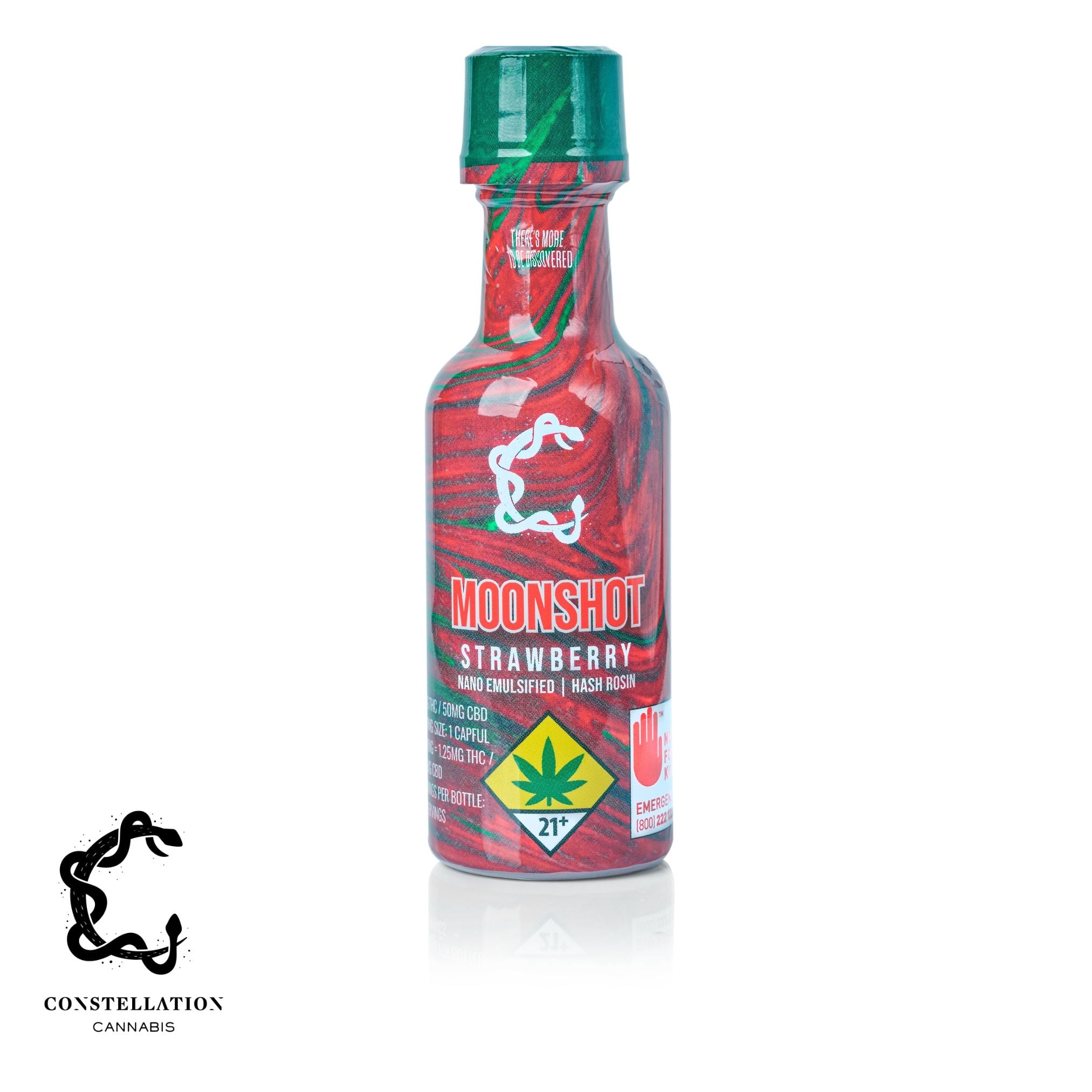 1:1 CBD Strawberry [1.7 oz] (50mg CBD/50mg THC)