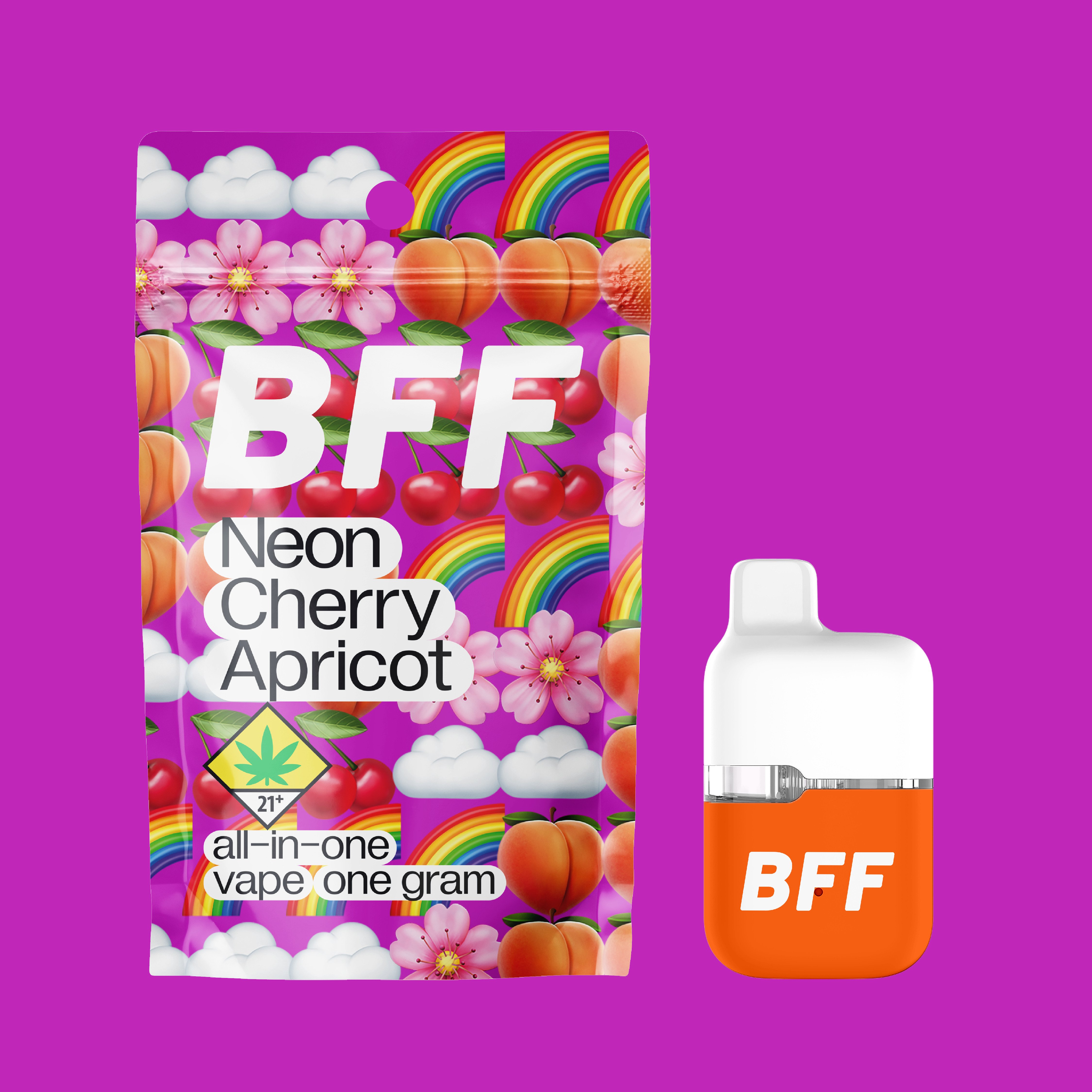 Neon Cherry Apricot (NO CAP) [1000mg]