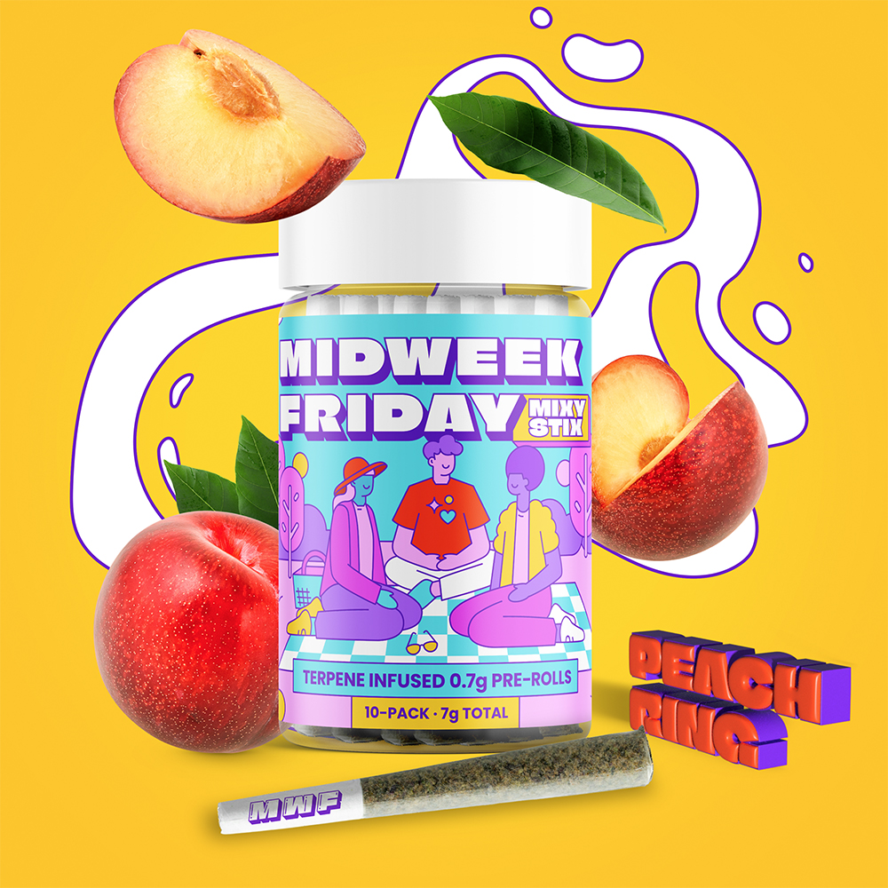 Mixy Stix - Peach Rings [.7g]