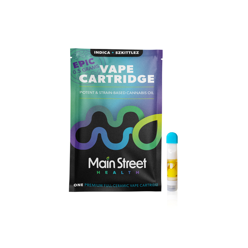 EPIC FullCeramic Cart .5g Szkittlez Main Street Health