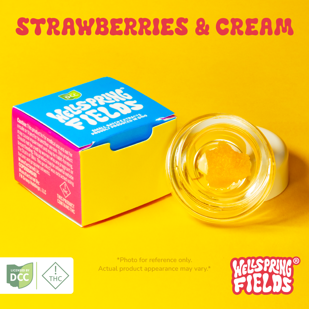 WELLSPRING FIELDS STRAWBERRIES & CREAM LIVE RESIN SATIVA