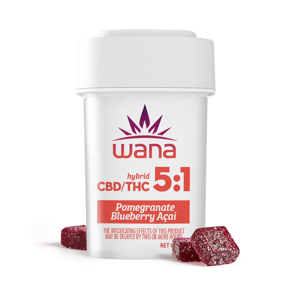 5:1 Pomegranate Blueberry Acai [20pk] (500mg CBD/100mg THC)