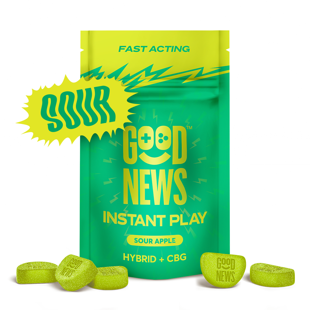 INSTANT PLAY Sour Apple [10pk] (100mg THC/50mg CBG)